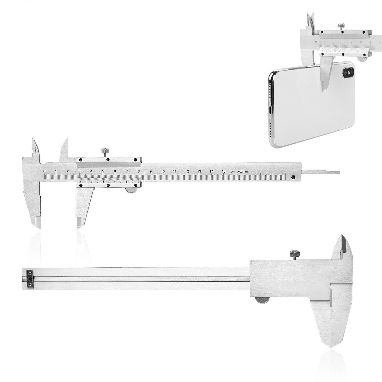 Workshop Tools Engineering - Kaliper Vernier 0-150mm Akurasi 0.02mm Alat