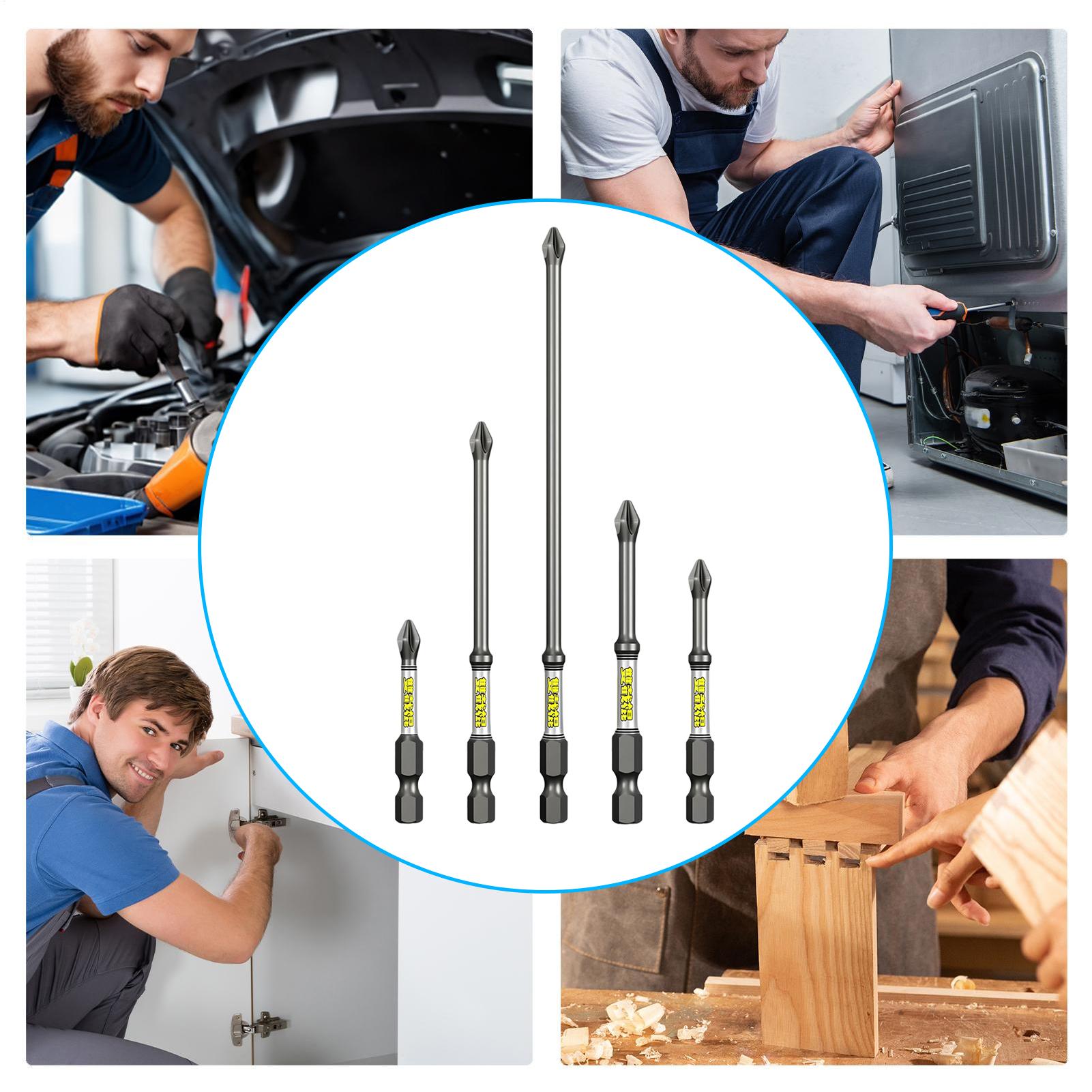 Set Mata Bor Obeng 5 Buah, Set - Tools Workshops ulasan dan harga