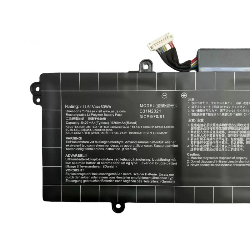 Baterai Laptop C31N2021 untuk  - Tools Qa ulasan dan harga