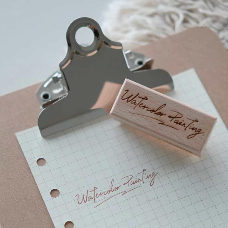 Stempel Karet Kayu Sketsa Cat  - Tools Qa ulasan dan harga
