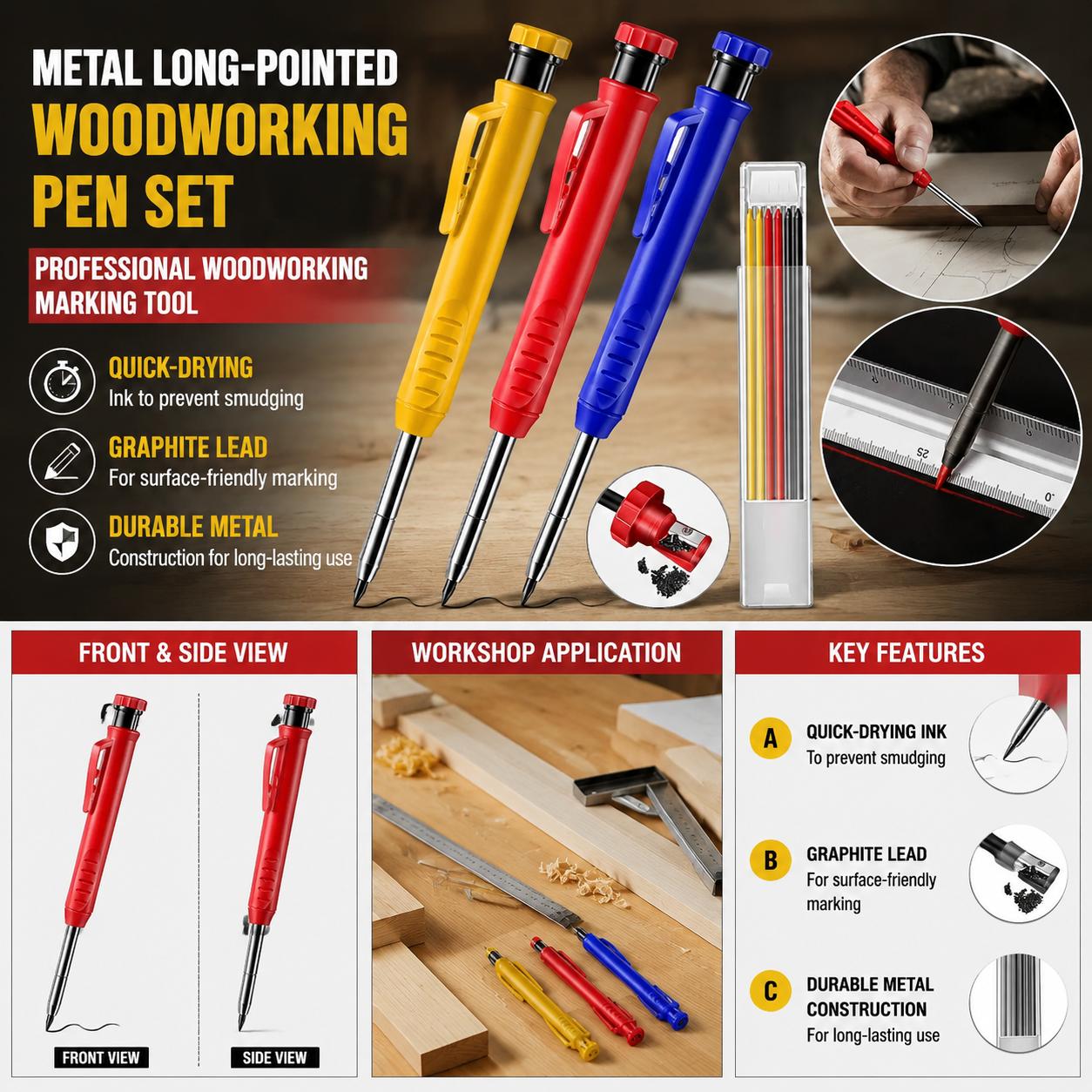 Pensil Mekanik Presisi Tinggi  - Workshop Tools Engineering ulasan dan harga