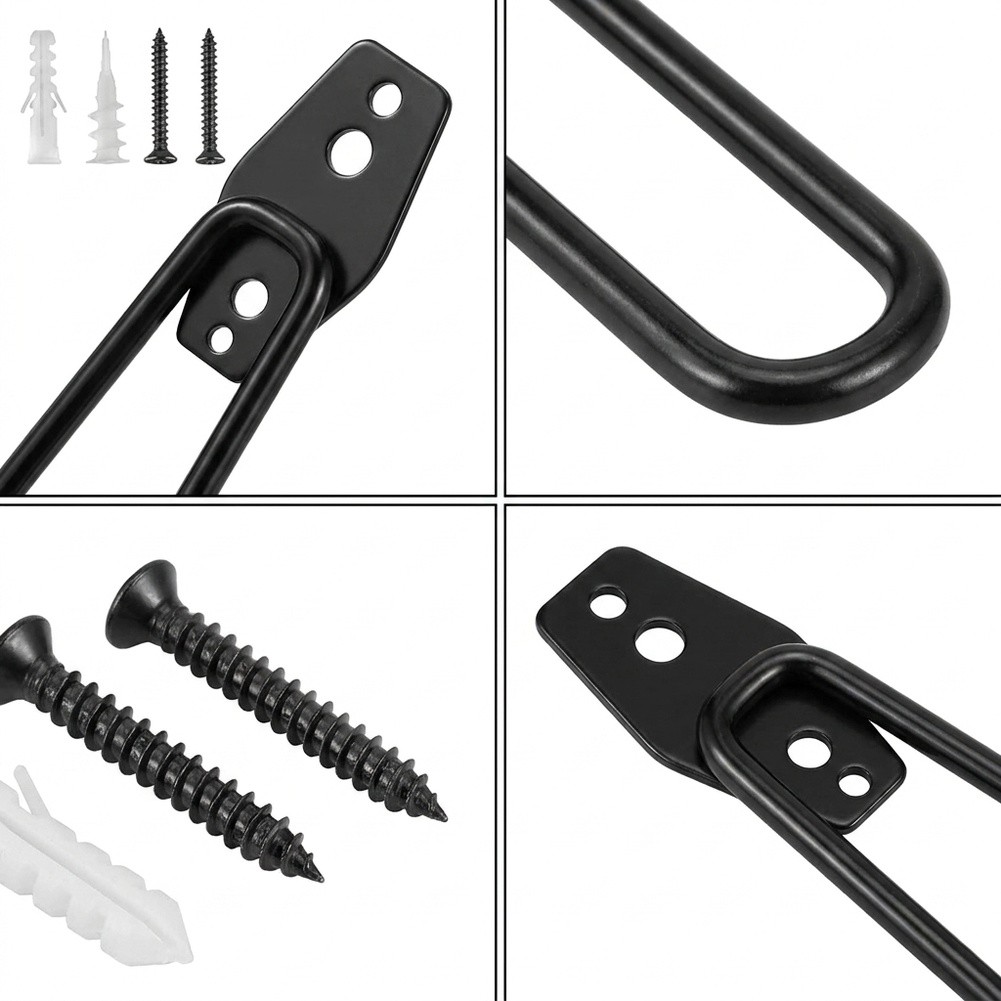 Gantungan Dinding Baja Hitam 7 - Workshop Tools Hanging ulasan dan harga