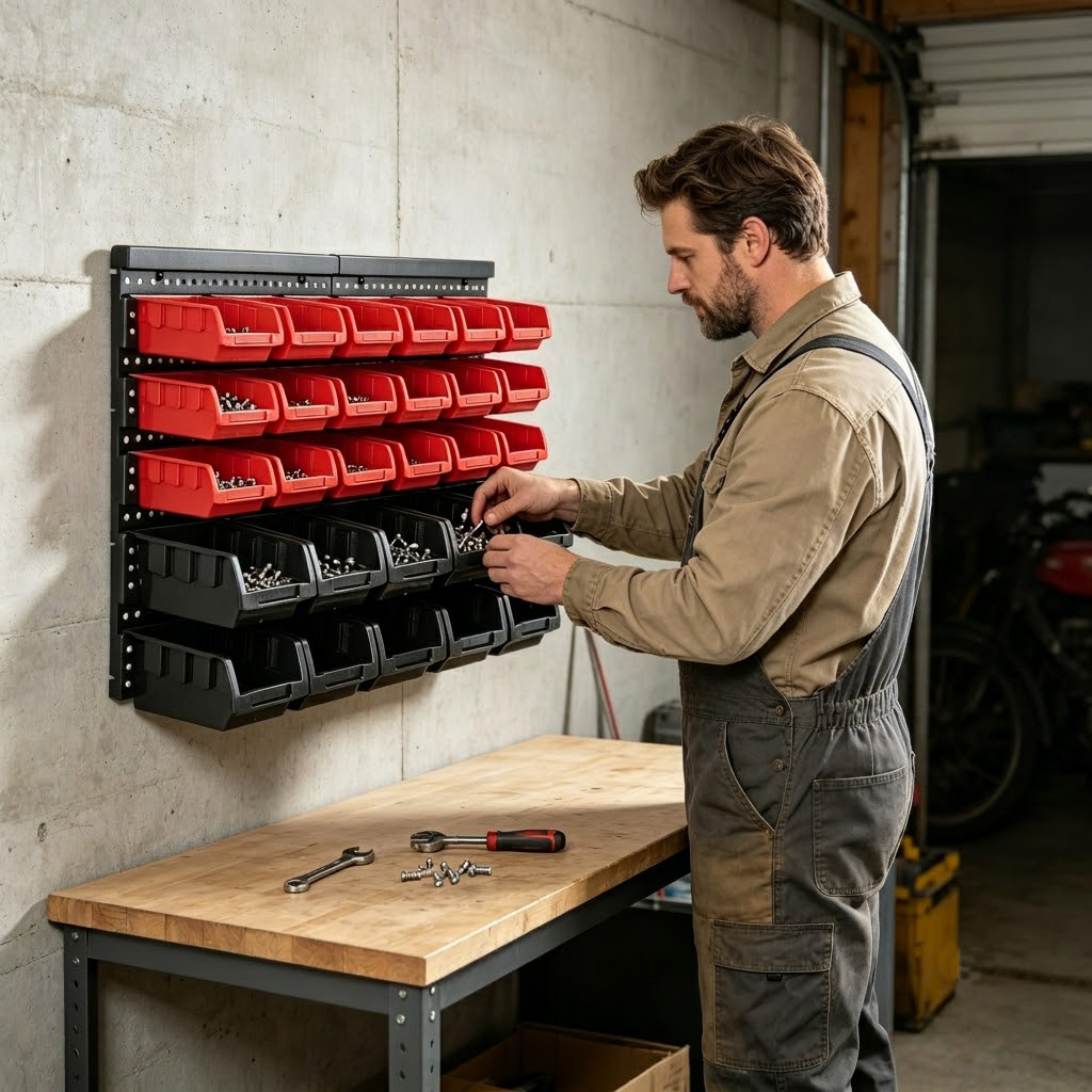 Rak Organizer Tempat Penyimpan - Workshop Tools Hanging ulasan dan harga
