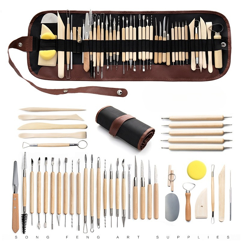 Set alat keramik 32 buah/Tanah - Tools Qa ulasan dan harga