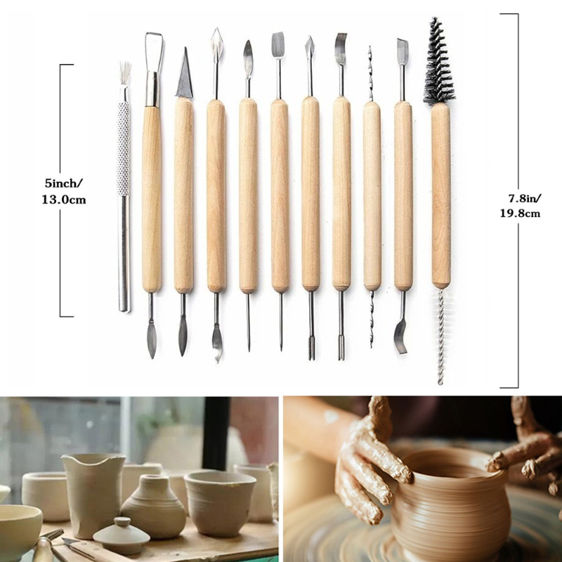 Set alat keramik 32 buah/Tanah - Tools Qa ulasan dan harga